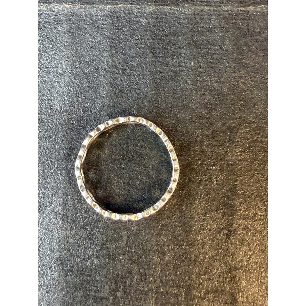 James Avery Sterling Tiny Hearts Band Ring Size 6.5-6.75 - Picture 6 of 7